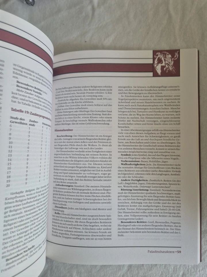 AD&D ALLES ÜBER DEN PALADIN DEUTSCH SEHR GUTER ZUSTAND - Bild 3 von 4