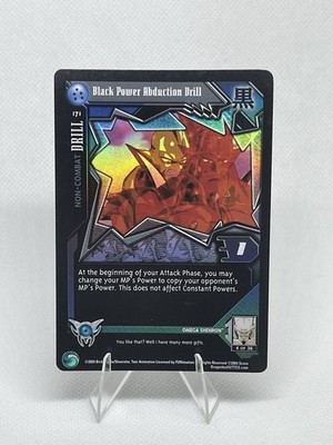 2004 Score Dragon Ball GT CCG TCG #171 Black Power Abduction Drill Foil