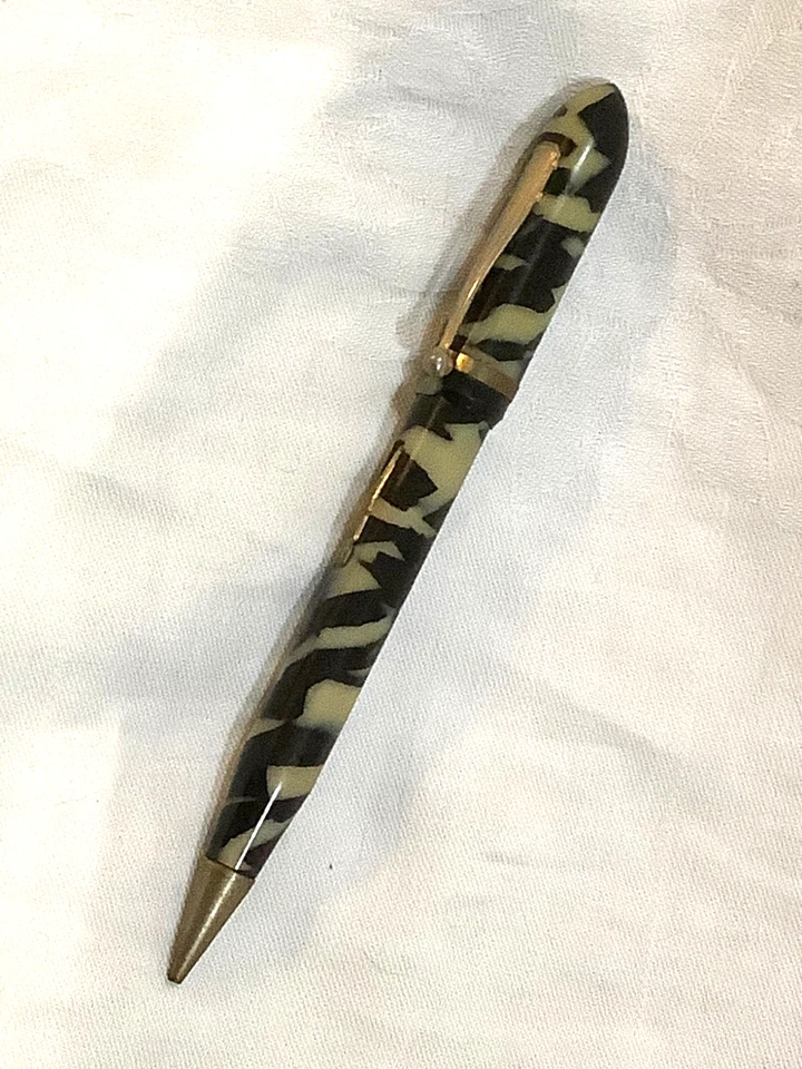 Combo de celuloide combinación pluma estilográfica galesa vintage y lápiz mecánico Foto 3 de 4