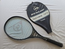 Vintage Dunlop McEnroe 747A Tennis Racquet Racket With Case Cover Vibratech