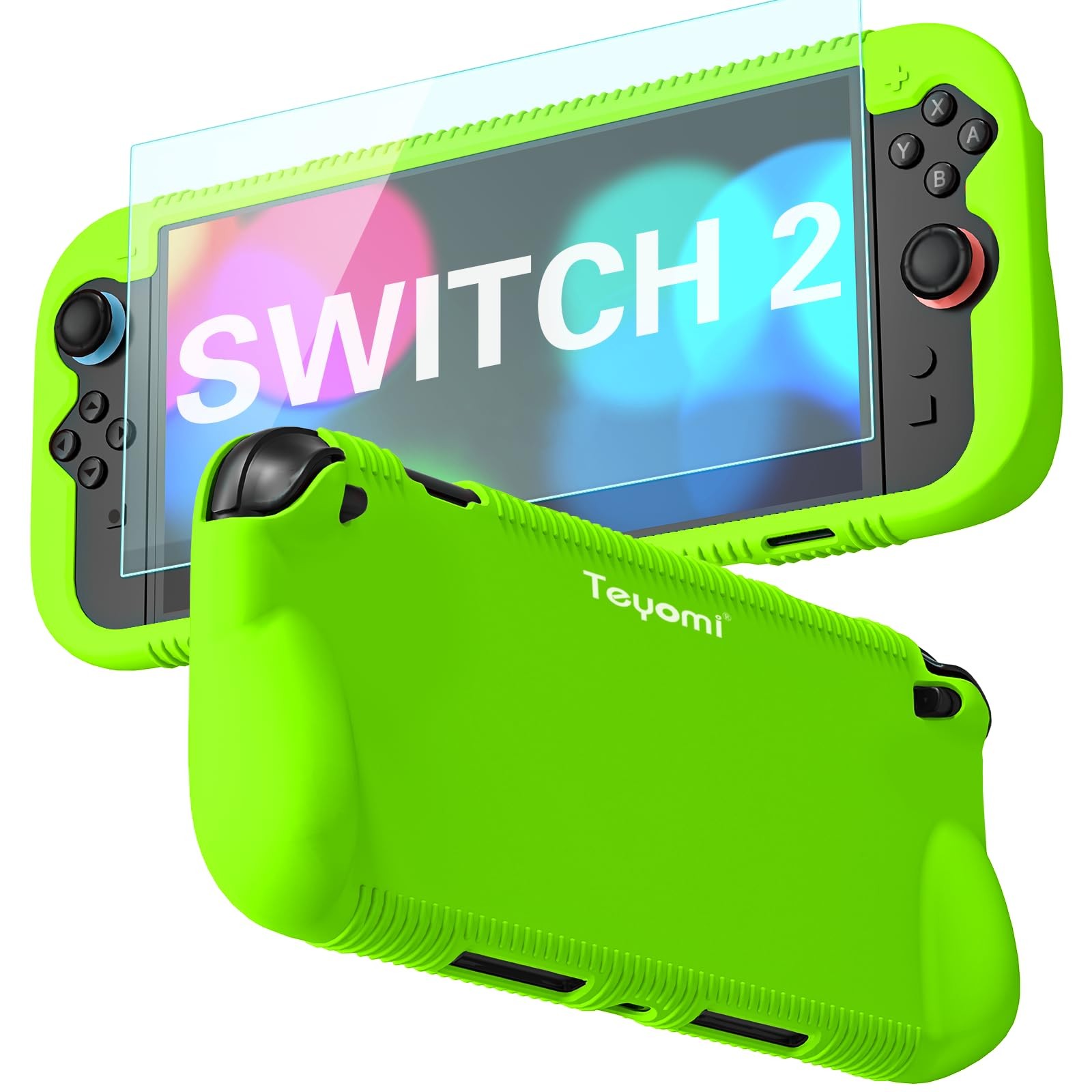Coque en silicone pour Nintendo Switch 2 protège-console souple noir