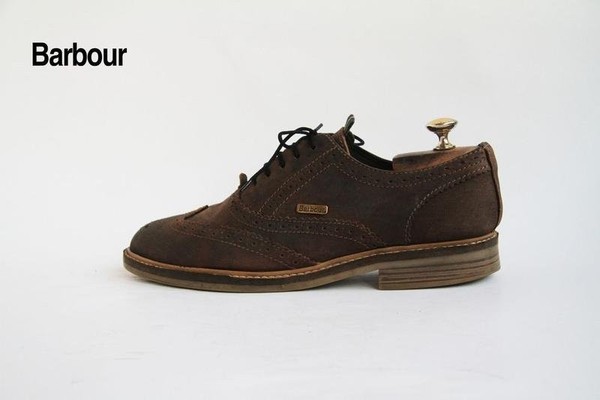 Men Barbour Heels Brown Suede 42