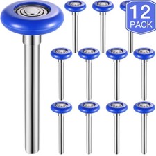 12 Quiet Garage Door Rollers Nylon Door Wheels Replacement With 6200ZZ Bearing