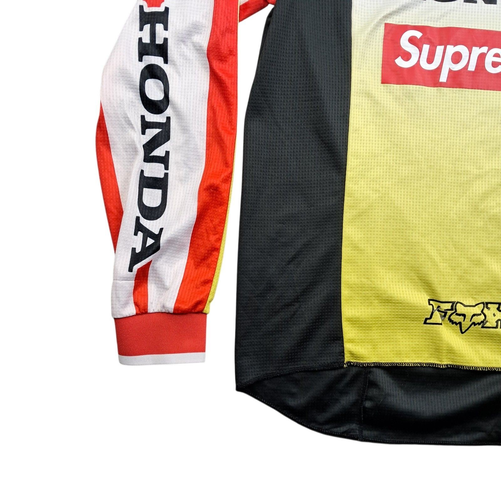 Supreme Fox Racing Jersey M White Yellow Motocross Ho… - Gem