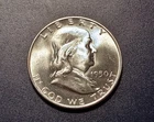 Very Choice BU 1950-D FBL Franklin Half Dollar