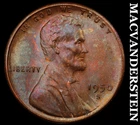 1950-S Lincoln Wheat Cent - Choice Gem Brilliant Unc  Color  No Reserve  #i5150