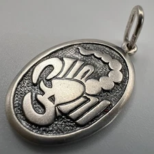 Rare Vintage USSR Silver 875 Scorpion Pendant Soviet Necklace Collectible Gift