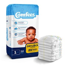 Comfees Baby Baby Diaper Size 1 8 to 14 lbs. CMF-1 50 Ct 0.40 per diaper
