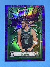 2020-21 Panini Donruss Optic - My House! Jayson Tatum #1 Purple Prizm
