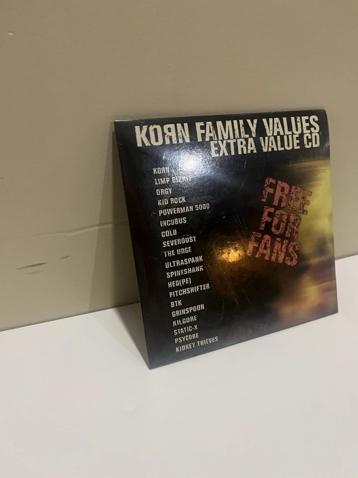 KoRn Family Values Extra Value CD - 1998, CD Promo W/Insert - Brand New Sealed - Image 3 of 4