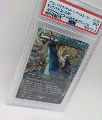 Buster Sword (Borderless) Final Fantasy Foil for sale online | eBay
