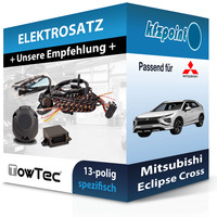 für Mitsubishi Eclipse Cross 17- Towtec E-Satz 13Polig Fahrzeugspezifisch NEU