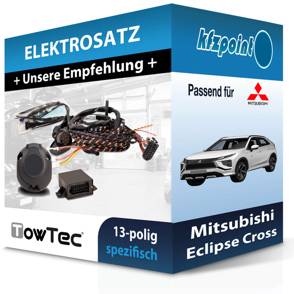 für Mitsubishi Eclipse Cross 17- Towtec E-Satz 13Polig Fahrzeugspezifisch NEU-image