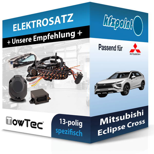 Towtec E-Satz 13Polig Fahrzeugspezifisch Passend für Mitsubishi Eclipse Cross-image