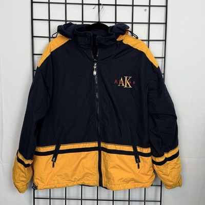 Vintage Alaska Cheneral Sports Reversible Jacket Mens Medium Waterproof Fleece