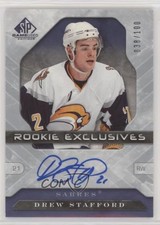 2006 SP Game Used Edition Rookie Exclusives 38/100 Drew Stafford #RE-DS Auto 1t6