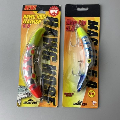 MAG LIP 5.0 Yakima Bait Feeder Plug Lure  Hawg Nose Flatfish Fire Starter
