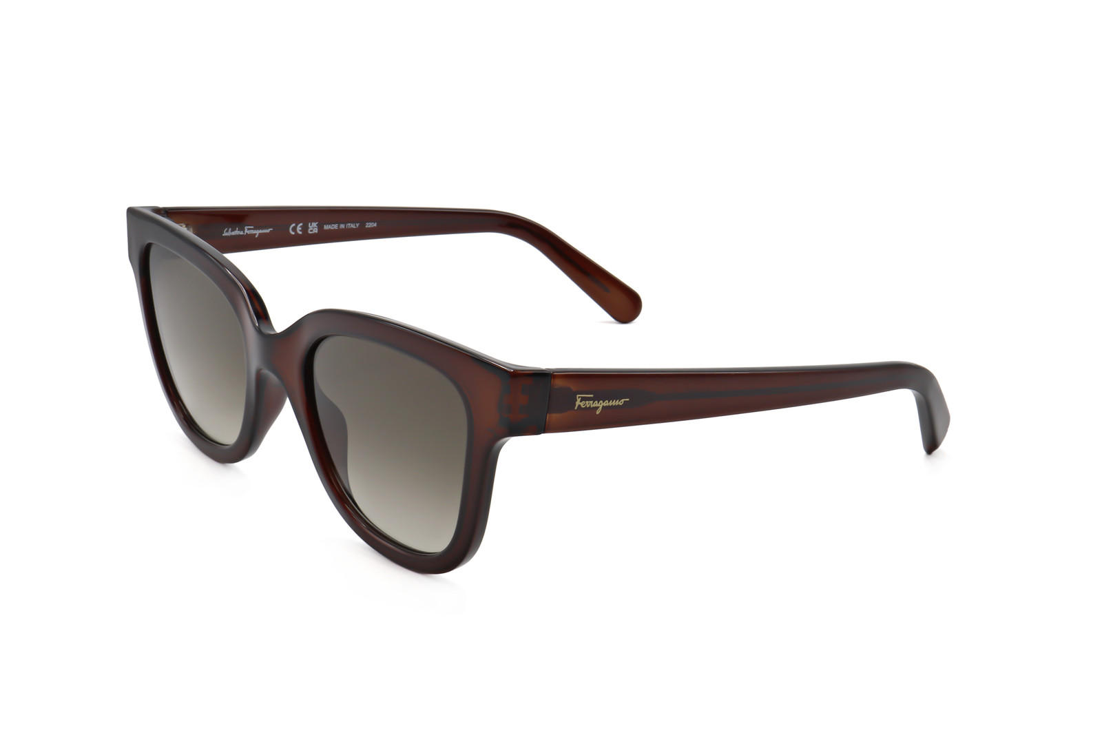 Ferragamo Womens 52mm Brown Sunglasses SF1066S-210 14590₽