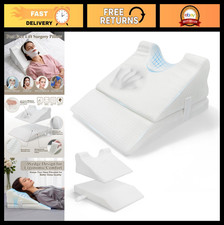 Post-Surgery Memory Foam Pillow for Face Lift Recovery, Back Sleep Support