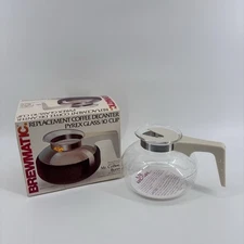 Vintage Pyrex Brewmatic 10 Cup Coffee Pot Carafe Replacement Bunn, Mr Coffee, GE