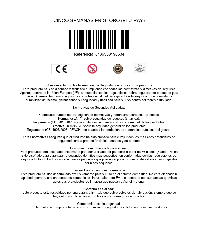 CINCO SEMANAS EN GLOBO (BLU-RAY) - Image 3 of 3