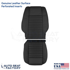 2005-2009 For Ford Mustang Genuine Leather Perf. Driver Seat Covers Dk Charcoal 2005-2009 For Ford Mustang Genuine Leather Perf. Driver Seat Covers Dk Charcoal