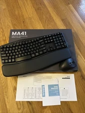 Sablute MA41 Wireless Wave Keyboard & Mouse Combo –  2.4 GHz Brand New