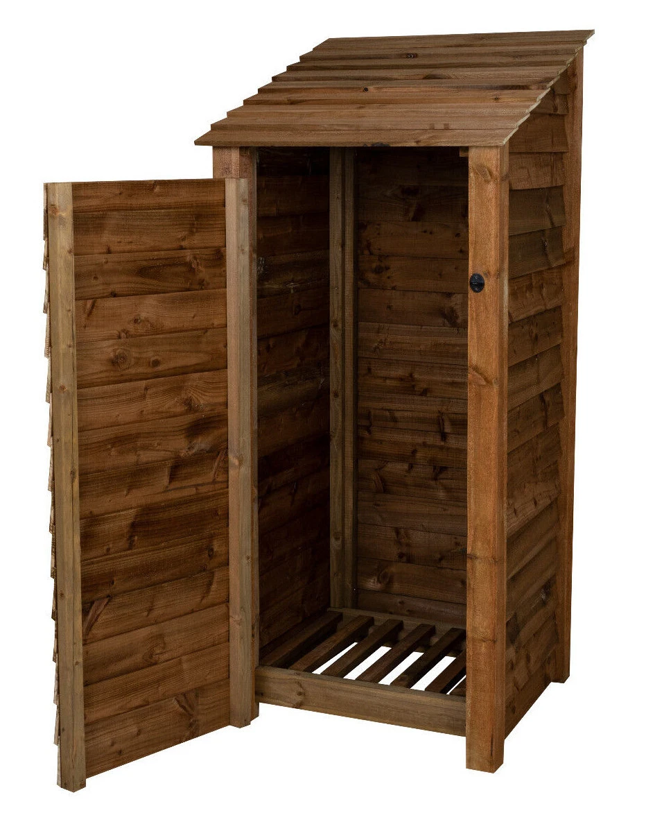 Wooden Log Store 6FT, Fire Wood Storage - Clearance Range | eBay