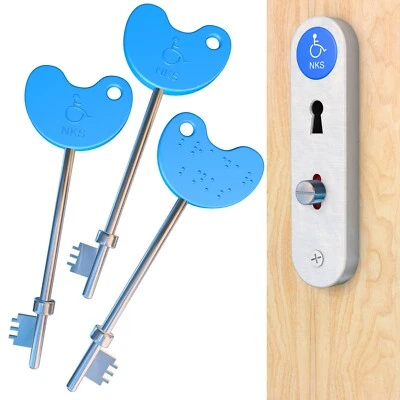 METER BOX REPAIR KIT NKS RADAR KEY Disabled Toilet Bathroom Door Access Braille Easy Turn
