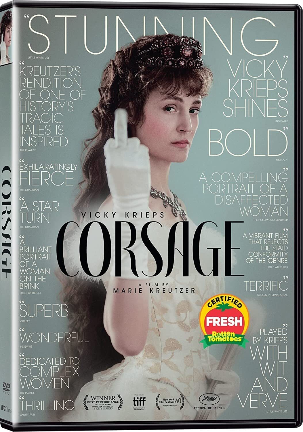 Corsage (DVD) Vicky Krieps Colin Morgan Finnegan Oldfield