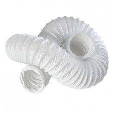 3m 4 inch PVC Ducting 100mm for Extractor Bathroom Fan 