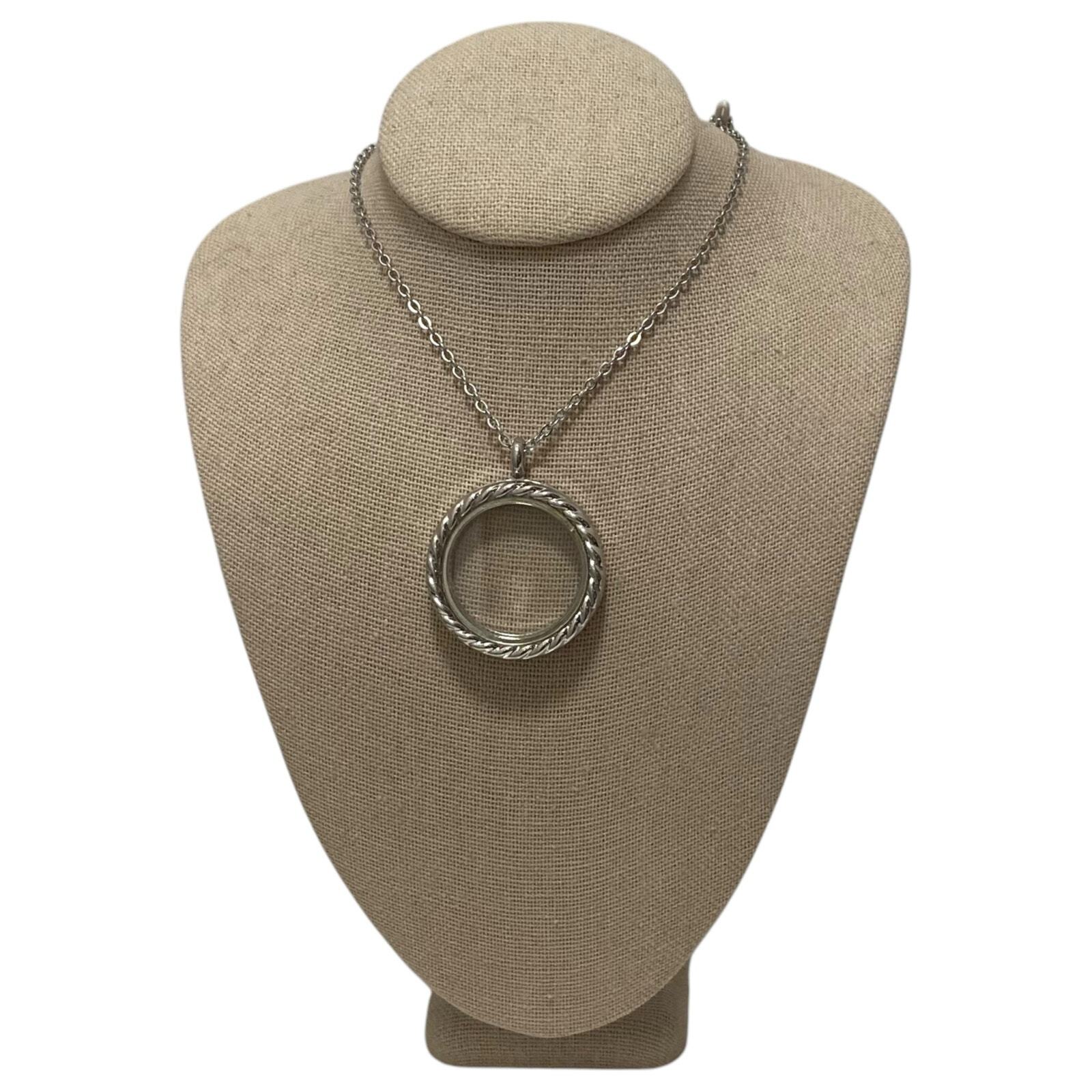 Effy Round Locket Pendant Necklace 20 Inch for Celebrity Cruise Travel Memories