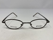 Kiki K-051 COPPER 46-18-125 Dim Brown Metal Full Rim Eyeglasses Frame DZ04