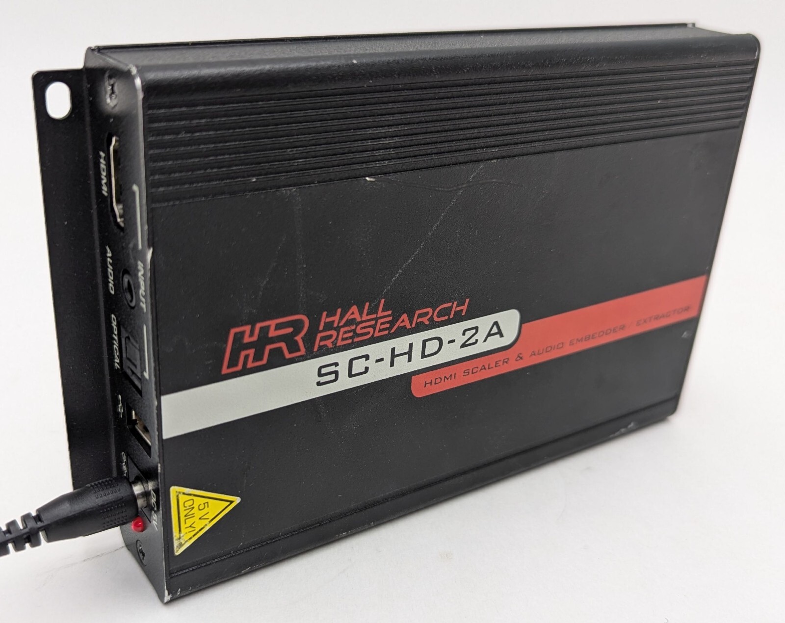 Hall Research 4K HDMI Scaler and Audio Embedder/Extractor SC-HD-2A w/ Adapter #2