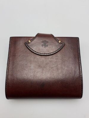 ARTS & SCIENCE Folded Wallet Jabara Short Bi-fold Leather Brown 