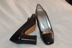 Pedro Garcia espara Negro Cuero Zapatos De Salón Talla 34 | eBay