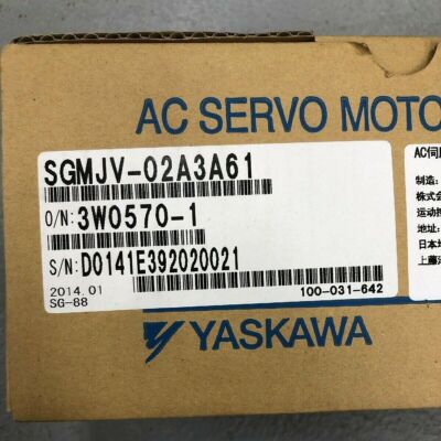 YASKAWA SGMJV-02A3A61 Servo Motor One New SGMJV02A3A61 In Box Expedited Shipping