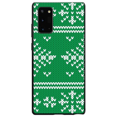 Hard Case Cover for Samsung Galaxy Note Green White Ugly Christmas Sweater