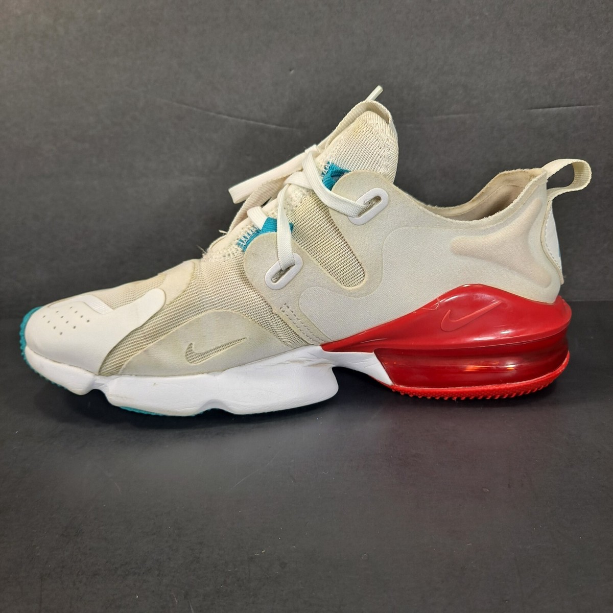 nike air max infinity red and white