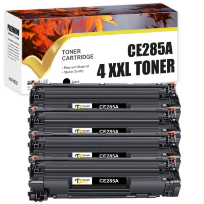 4x XXL Toner für HP LaserJet Pro M1212 MF P1102W M1132 M1130MFP CE285A 85A P1100