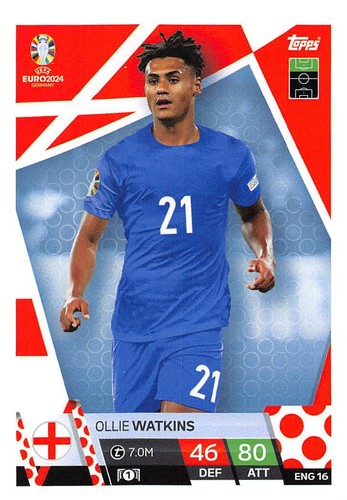 UEFA EURO 2024 - TARJETAS TOPPS Match Attax INGLANDIA BASE #ALB1 - NED18 - Imagen 125 de 235