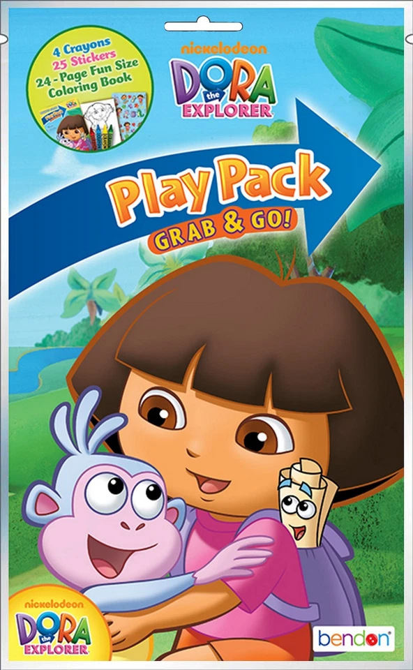 NEW Dora the Explorer Grab & Go Play Packs (Pack of 12) - Party Favors, Prizes - Image 2 of 2
