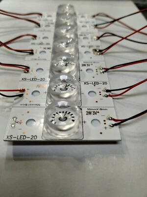 7 PEZZI LED SMD 3V RETROILLUMINAZIONE STRISCIA PER TV LCD DA32"/65" UNIVERSALE