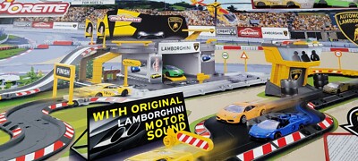 Majorette Lamborghini Playset Race Track Creatix With Sound 2 Cars Age 5+