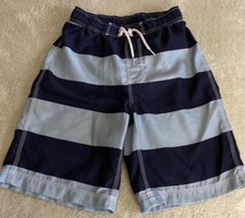 Gap Kids Boys Blue Striped Swim Trunks Shorts XL 12