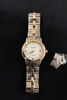 raymond weil geneve 18k gold watch price