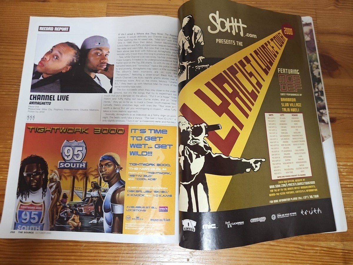RARE The Source Magazine - October 2000 - No. 133 - Hip Hop Music