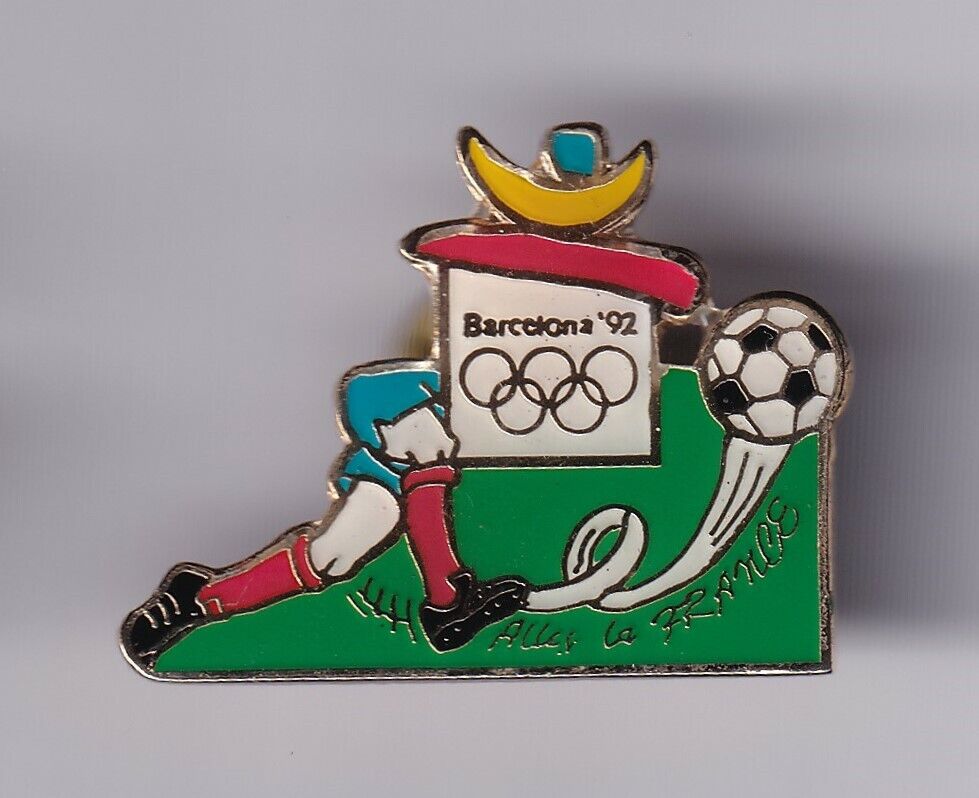 RARE PINS PIN'S .. OLYMPIQUE OLYMPIC BARCELONA 1992 FOOTBALL TEAM FRANCE ~21
