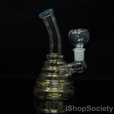 6  Portable Bend Tube Disc Hookah Water Pipe Tobacco Smoking Pipe