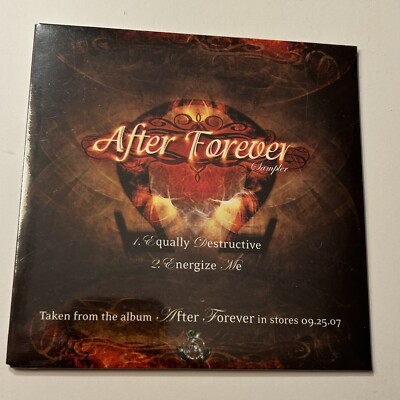 CD AFTER FOREVER + 3 LABEL NU METAL ADVANCE PROMO DISC NUCLEAR BLAST SEALED  07